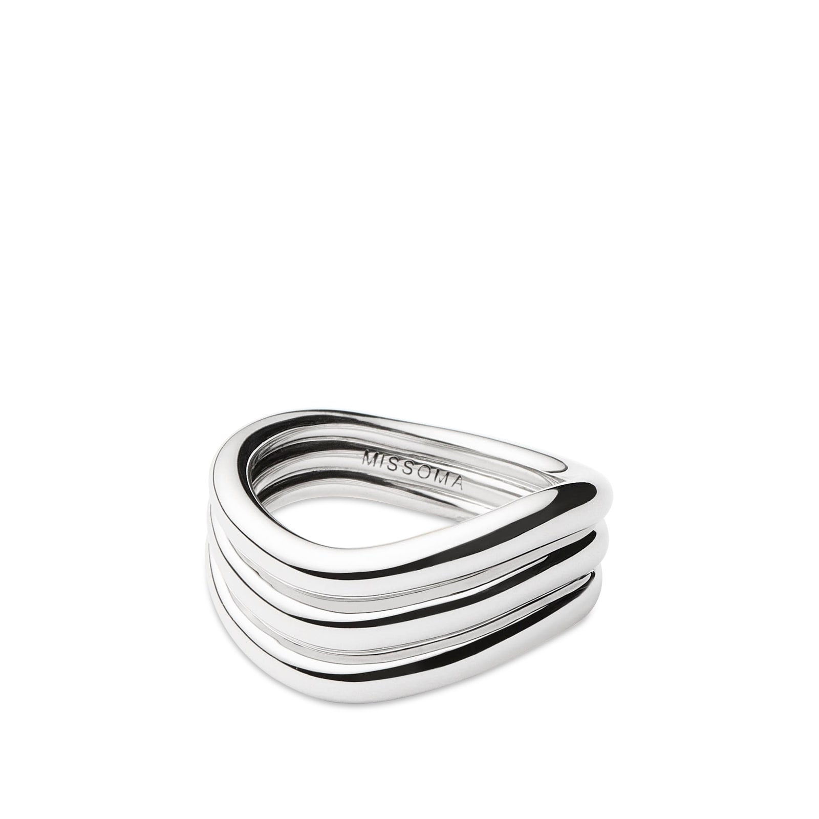 Missoma x Savi Signature Triple Ring Silver | END. (JP)