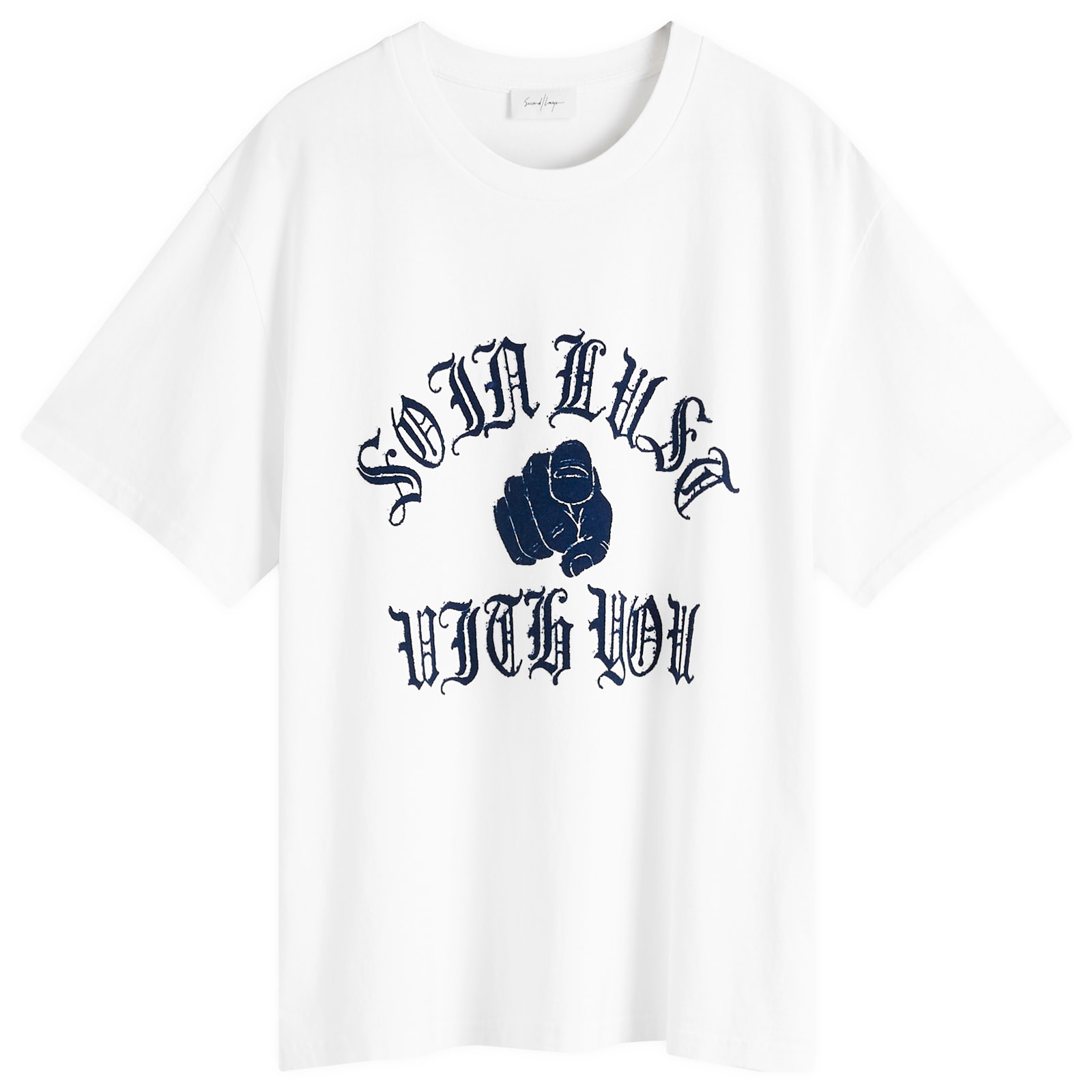 Second/Layer Men’s In List Baggy Baby T-Shirt White