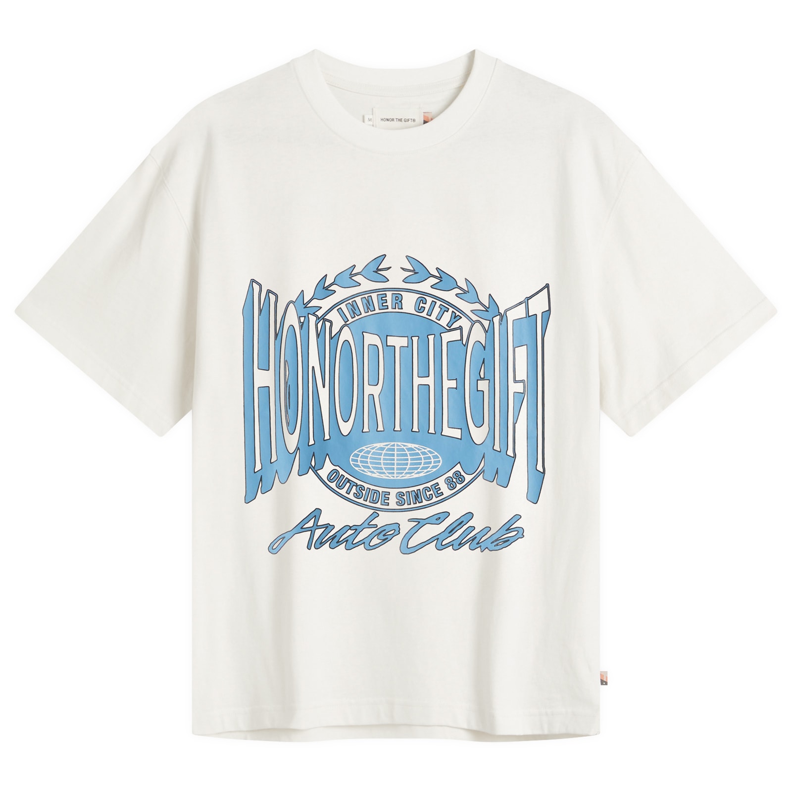 Honor the Gift Men's Auto Club Box T-Shirt White - Curated