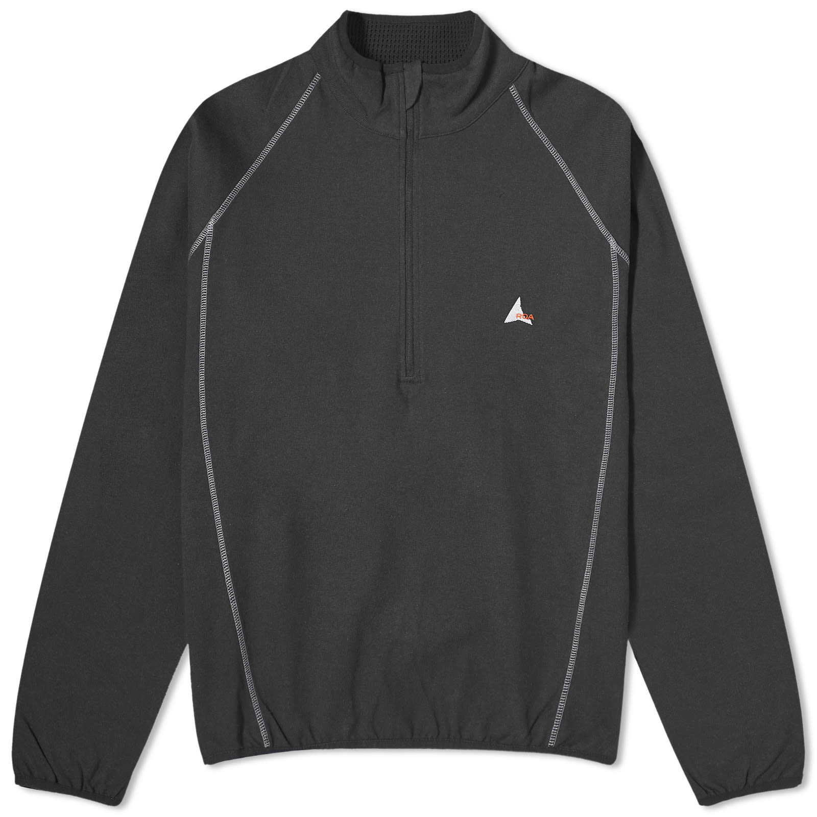 素敵でユニークな Zip Half Jersey ROA Sweat (CA) END. | Black トップス