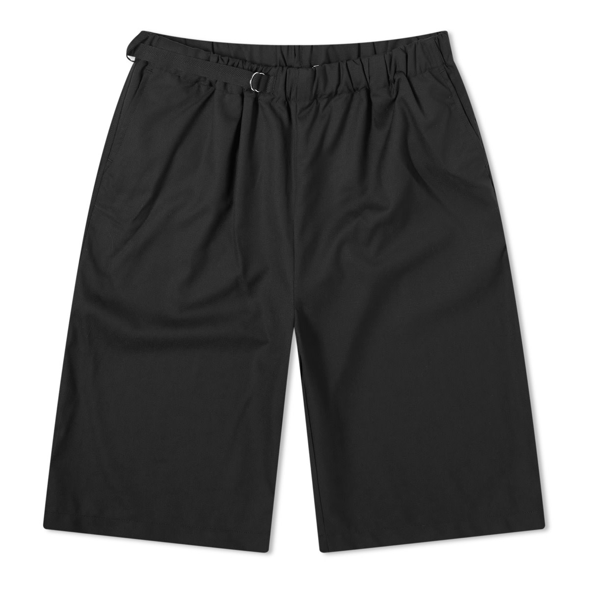 s.k manor hill Palego Shorts Black Tropical Wool END.