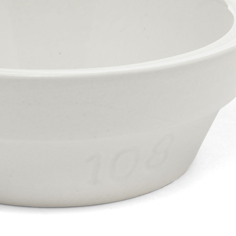 Puebco Small Ceramic Pet Bowl White END. (UK)