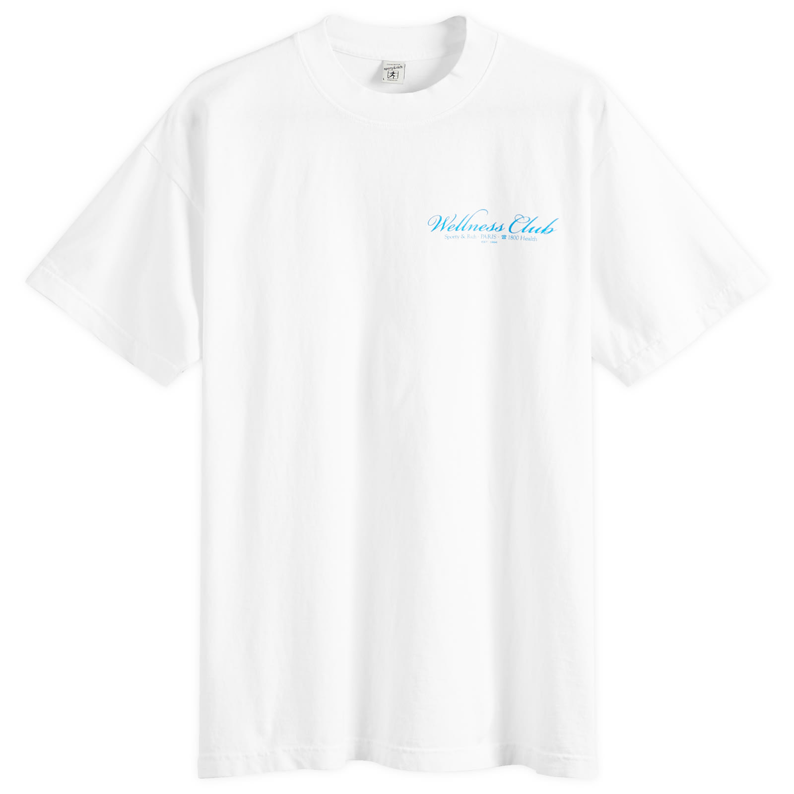 Sporty & Rich 1800 Health T-Shirt White & Ocean | END. (TW)