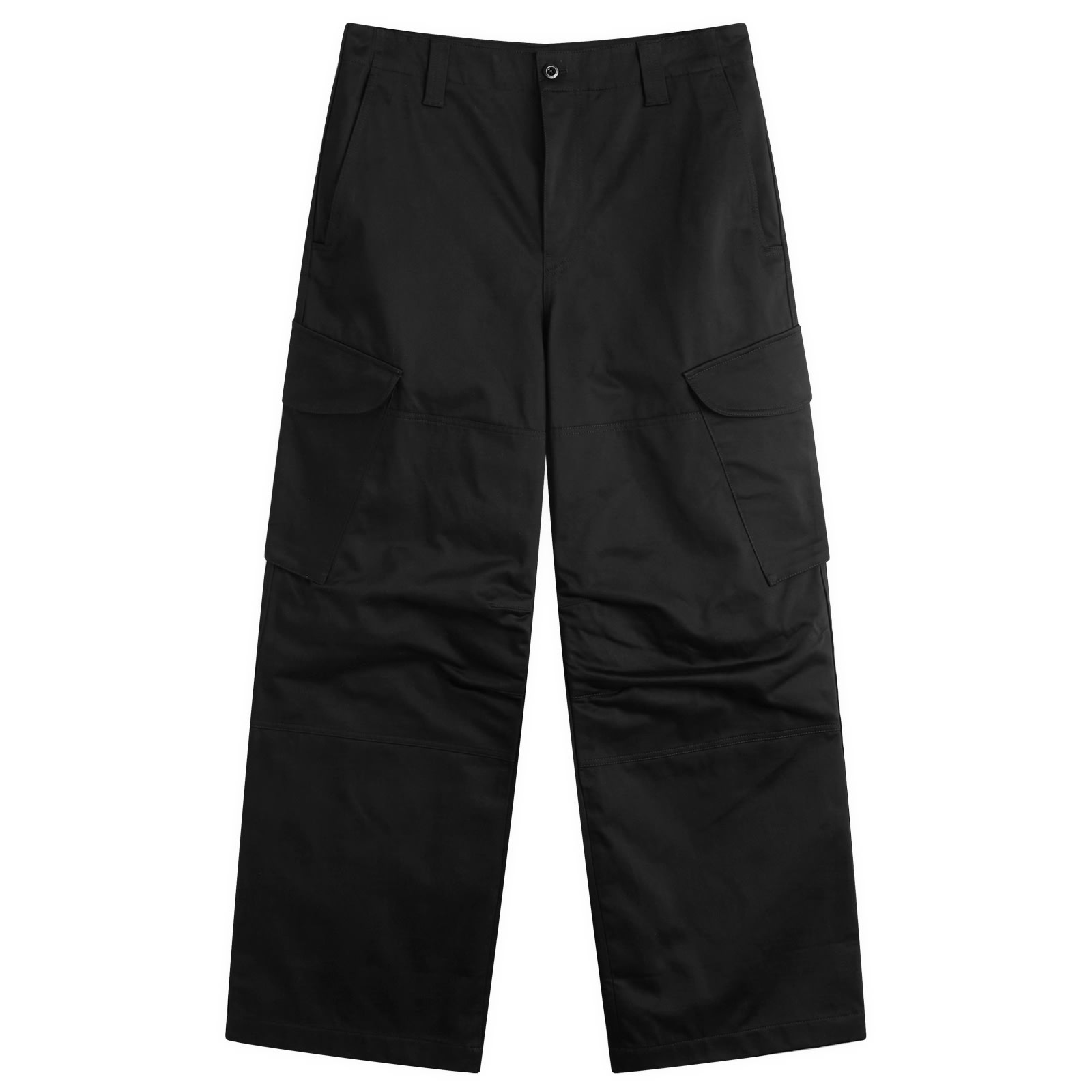 Acne Studios Men’s Patsono Heavy Cotton Satin Trouser Black