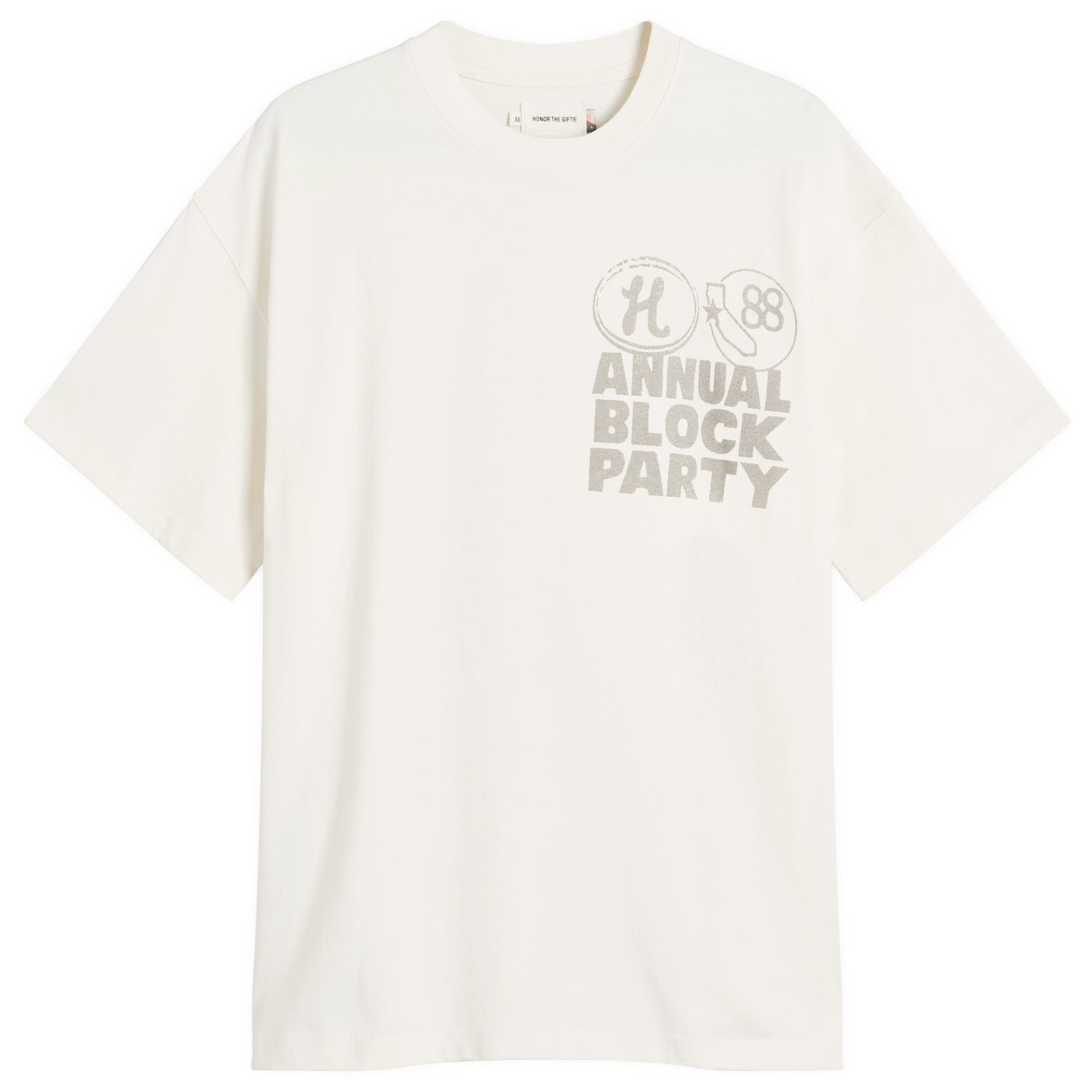 Honor The Gift Annual Block Party TShirt Bone END. (GB)