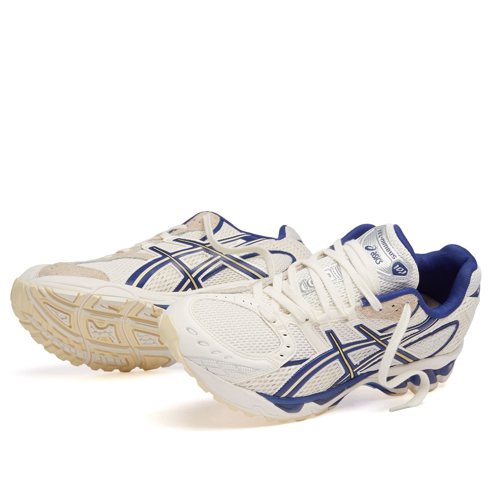 END. x ASICS Nimbus 10.1 Sneaker Snow White/Sodalite Blue 