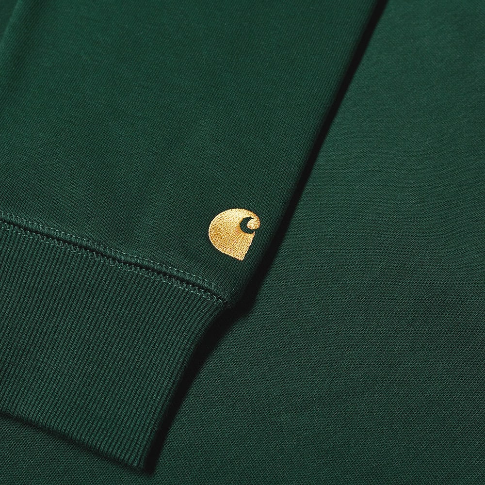 carhartt chase moletom com capuz bottle green