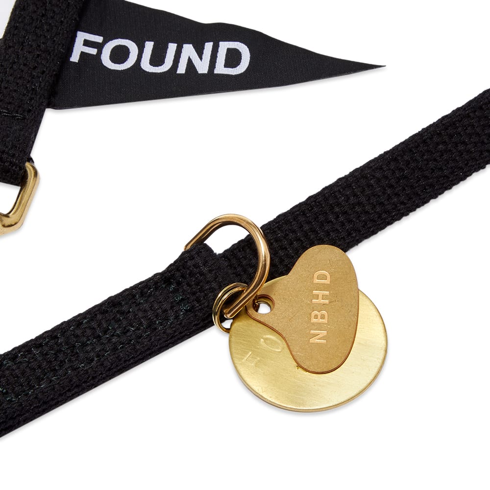 Neighborhood Found My Animal Leash Black END. (US)