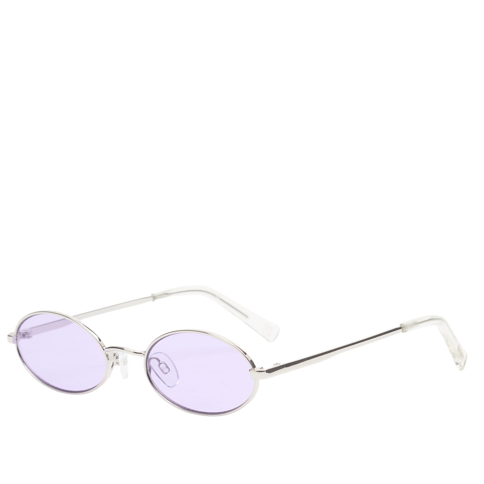 Le Specs Unisex Silver Love Train Sunglasses