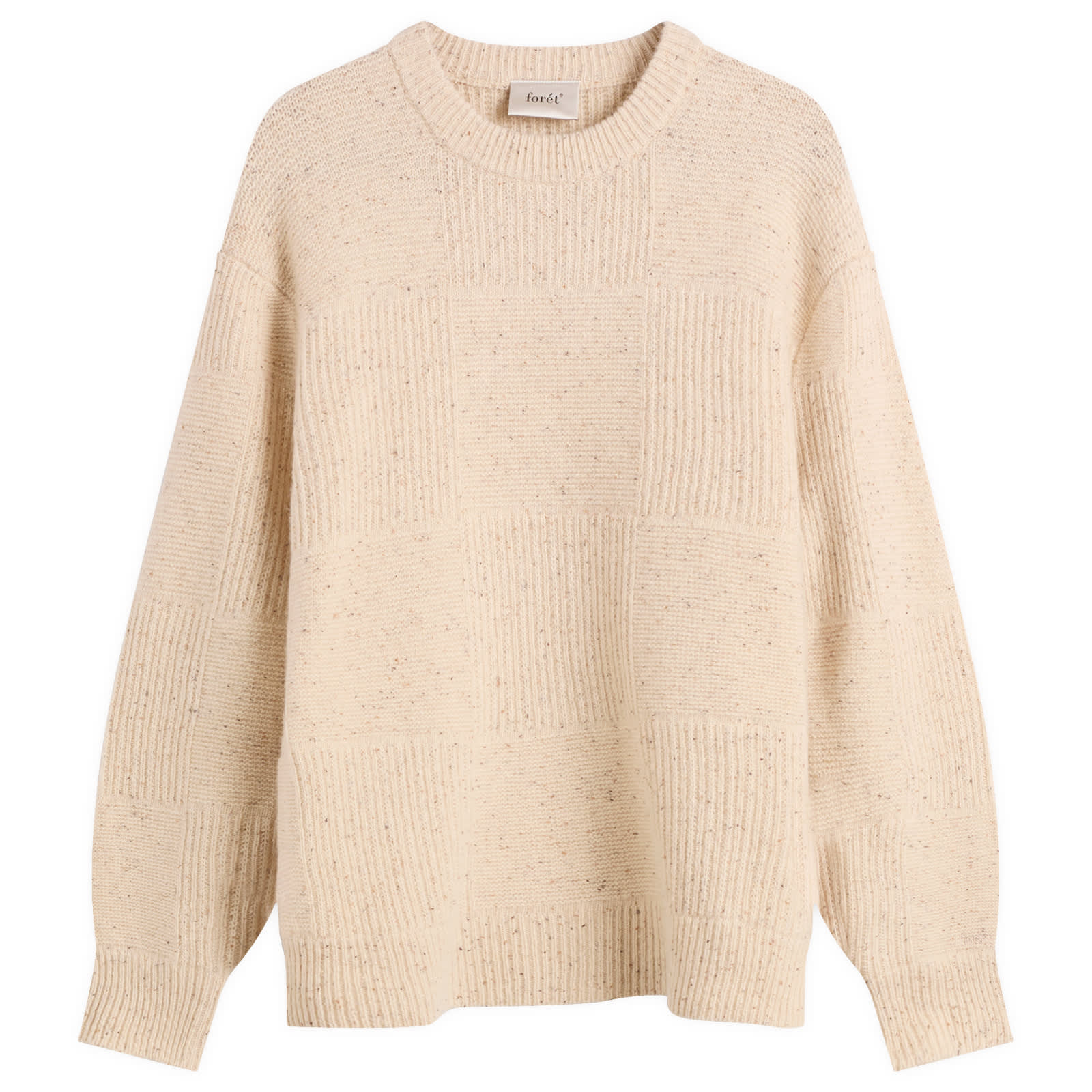 Foret Men’s Orbit Jacquard Donegal Jumper Cloud
