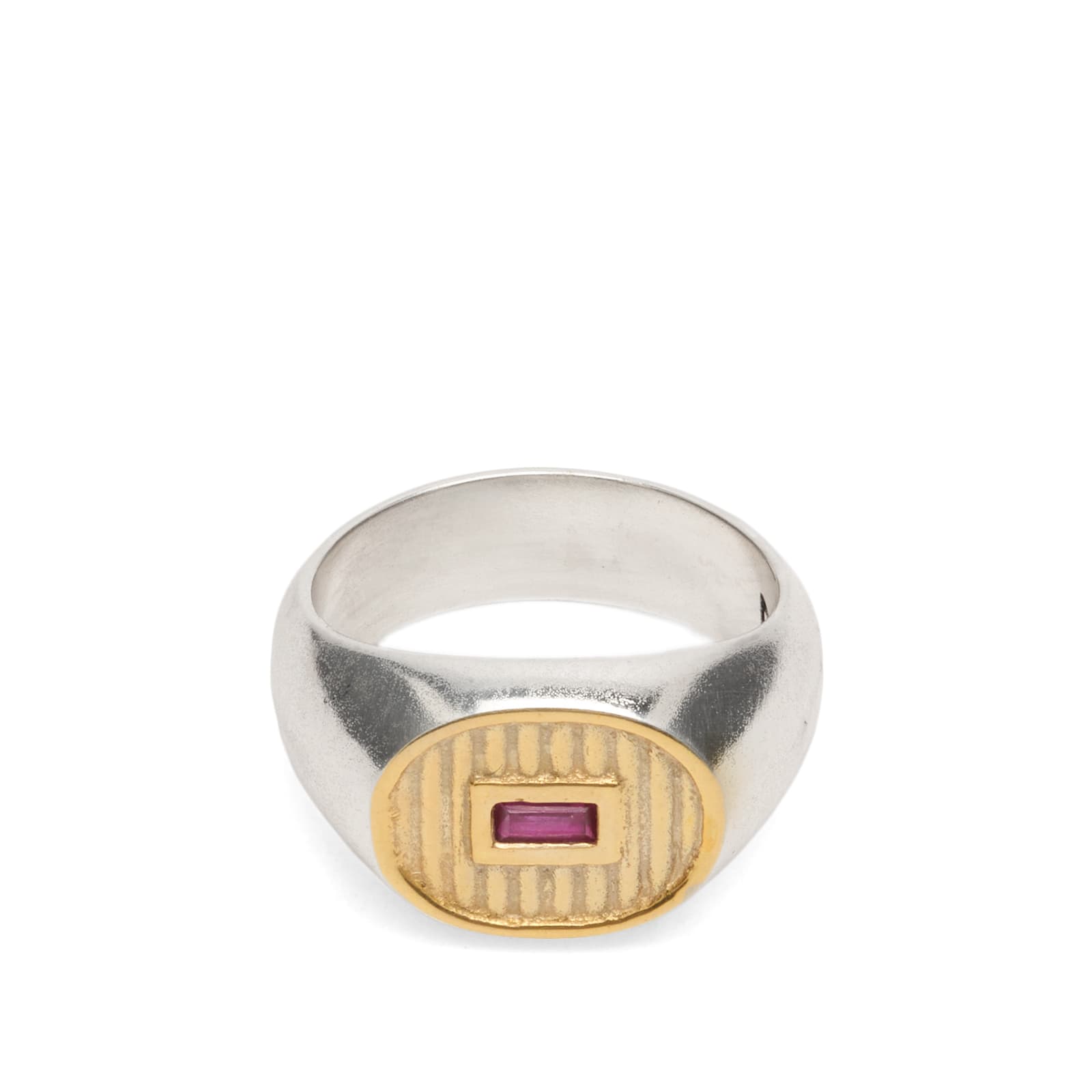 Maple Men’s Sherman Signet Ring Silver/Gold