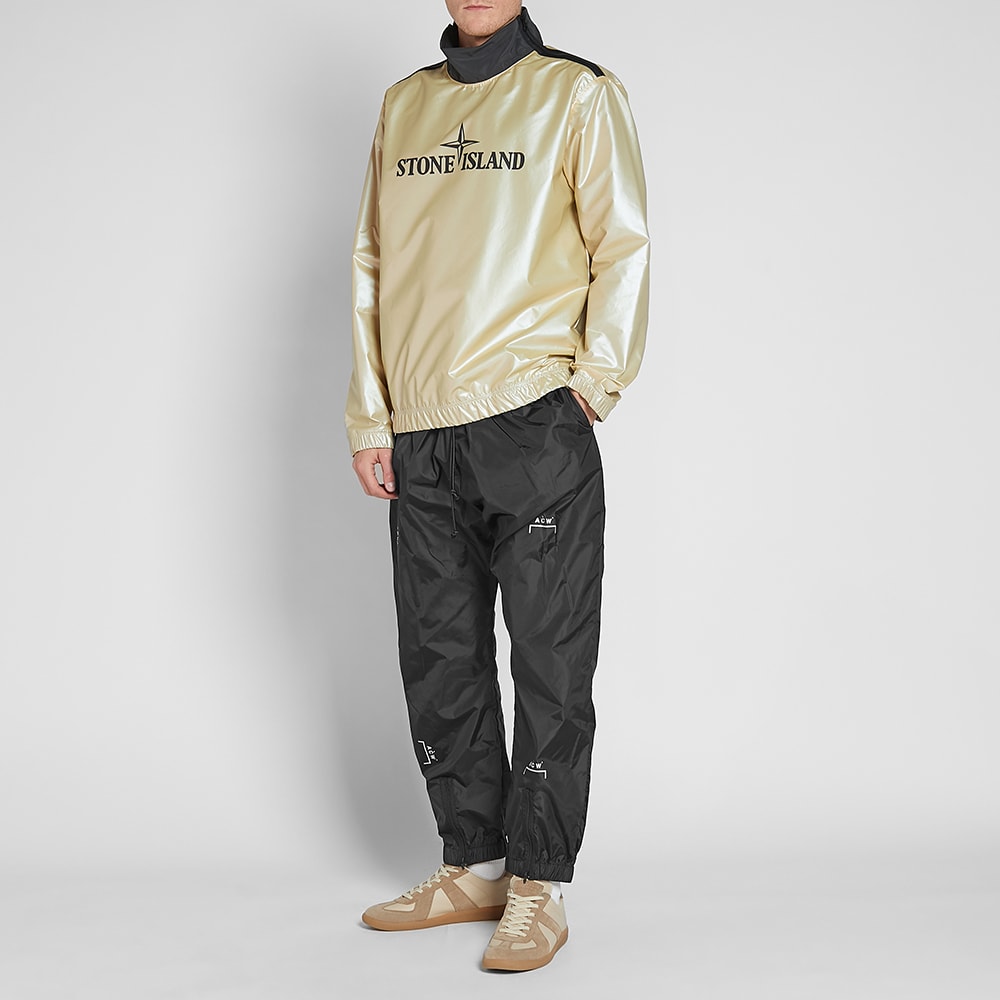 Stone island iridescent reflex mat popover moc neck jacket clearance