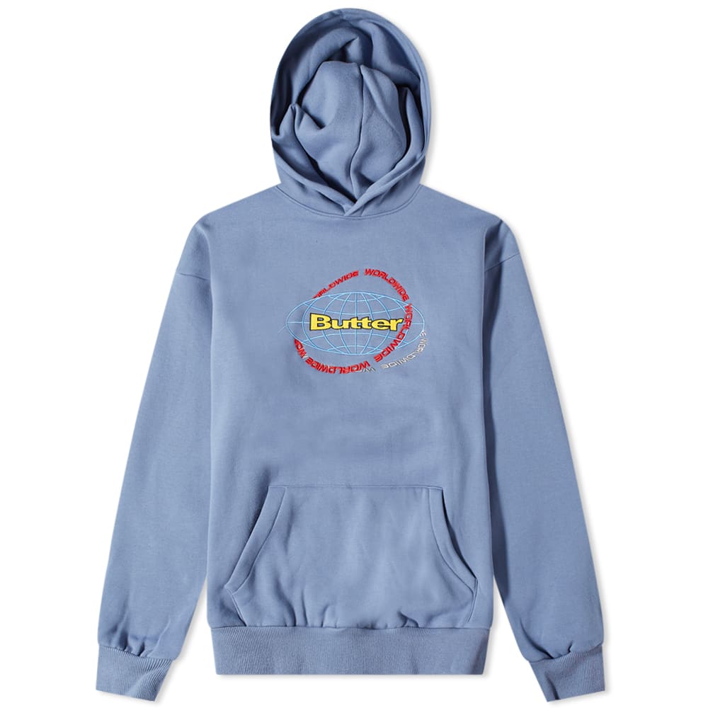 Butter Goods Geo Hoodie Denim | END. (SG)