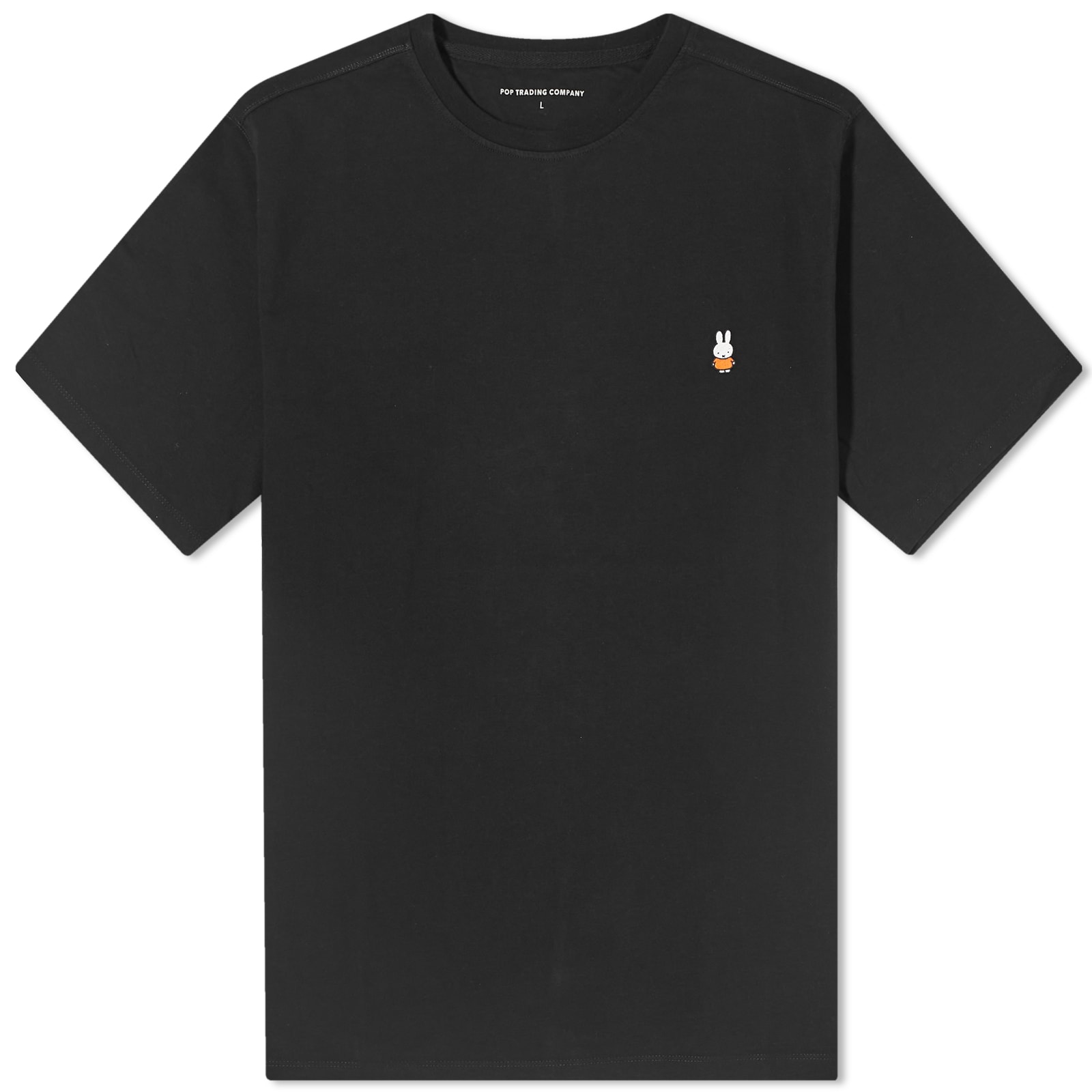 POP TRADING COMPANY／Pop ＆ Miffy Embroidered T-Shir POP Trading Company x Miffy Embroidered T-Shirt Black | END