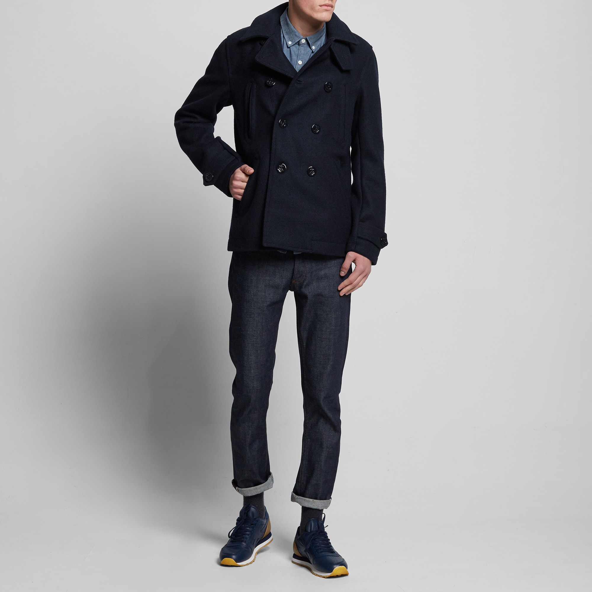 woolrich peacoat