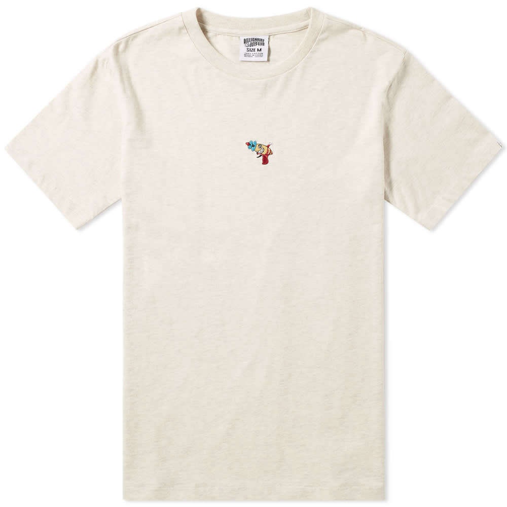 Between Japanese streetwear designer Nigo and music mogul Pharrell Williams, it’s no surprise their creative collaboration the Billionaire Boys Club has been such a success. The raygun tee is simply styled with embroidery to the chest of this cotton tee, a BBC logo features at the reverse.
100% Cotton
Embroidered Raygun Logo to Chest
Branding to Reverse
Woven Logo to Sleeve