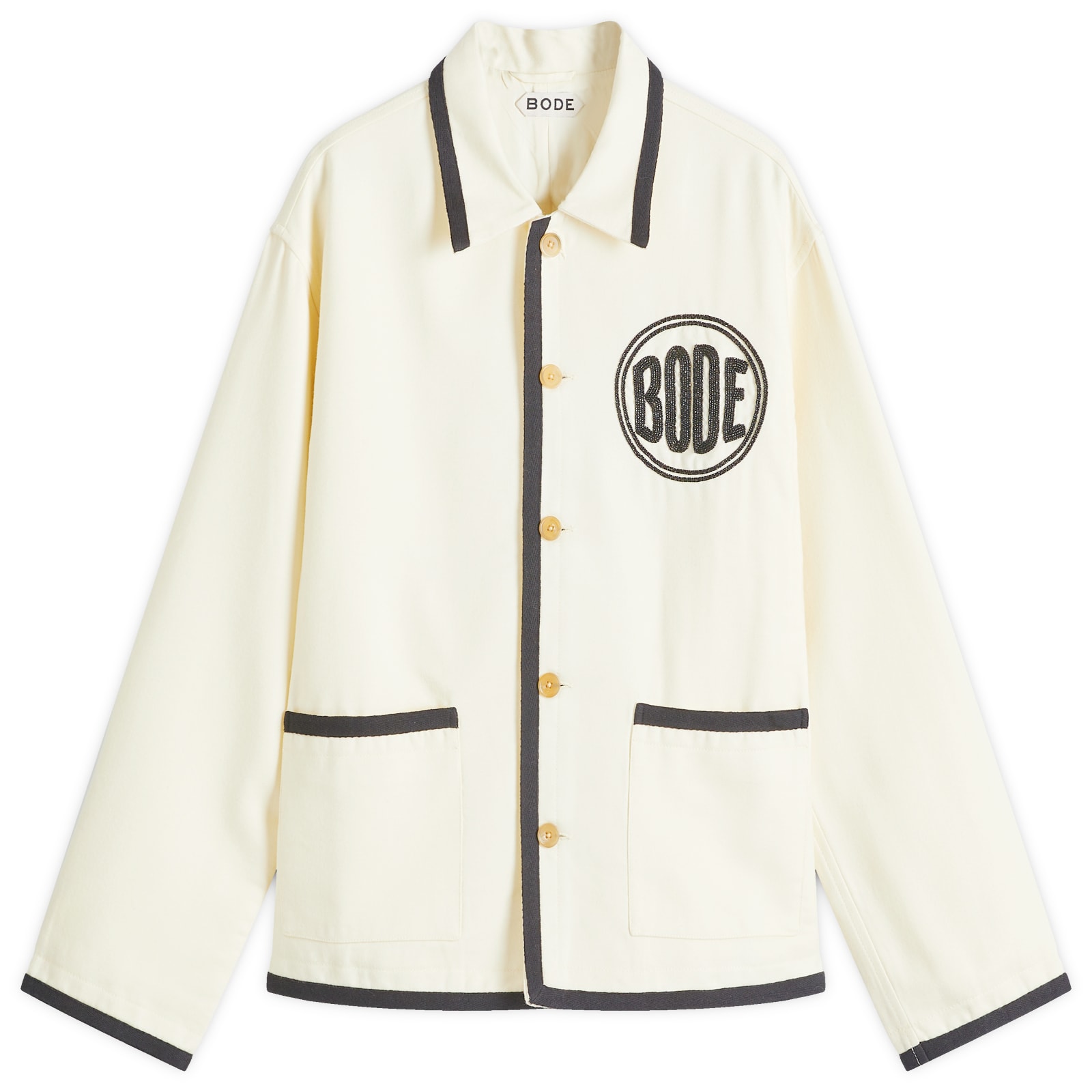 BODE Beaded Player Jacket Black Cream | END. (NL)
