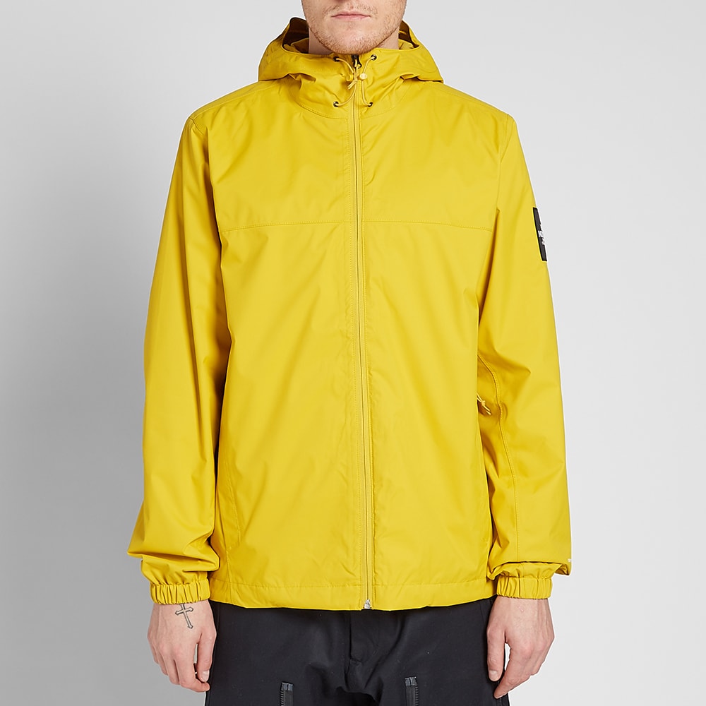 north face mountain q jacket yellow