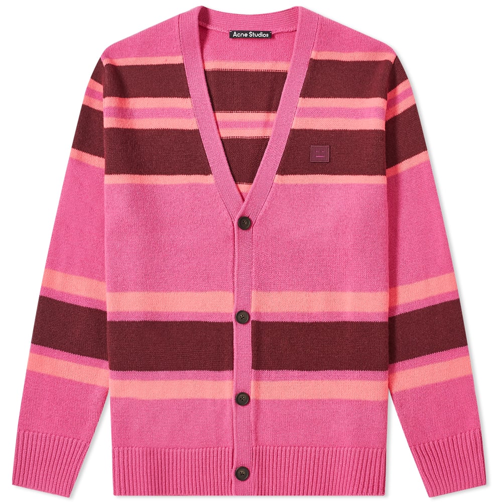 Kimano Block Stripe Cardigan Pink 