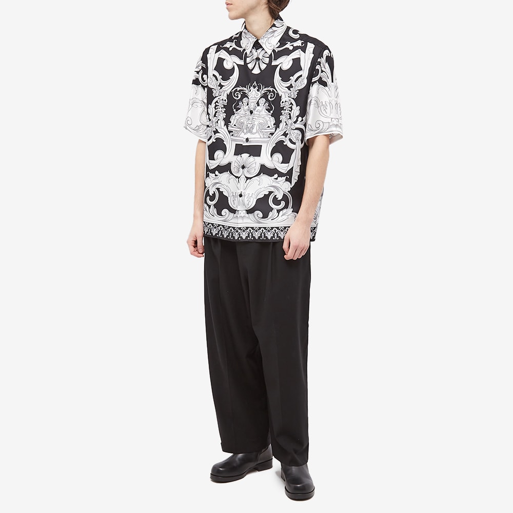 Versace Baroque All Over Vacation Shirt Black & White END. (KR)