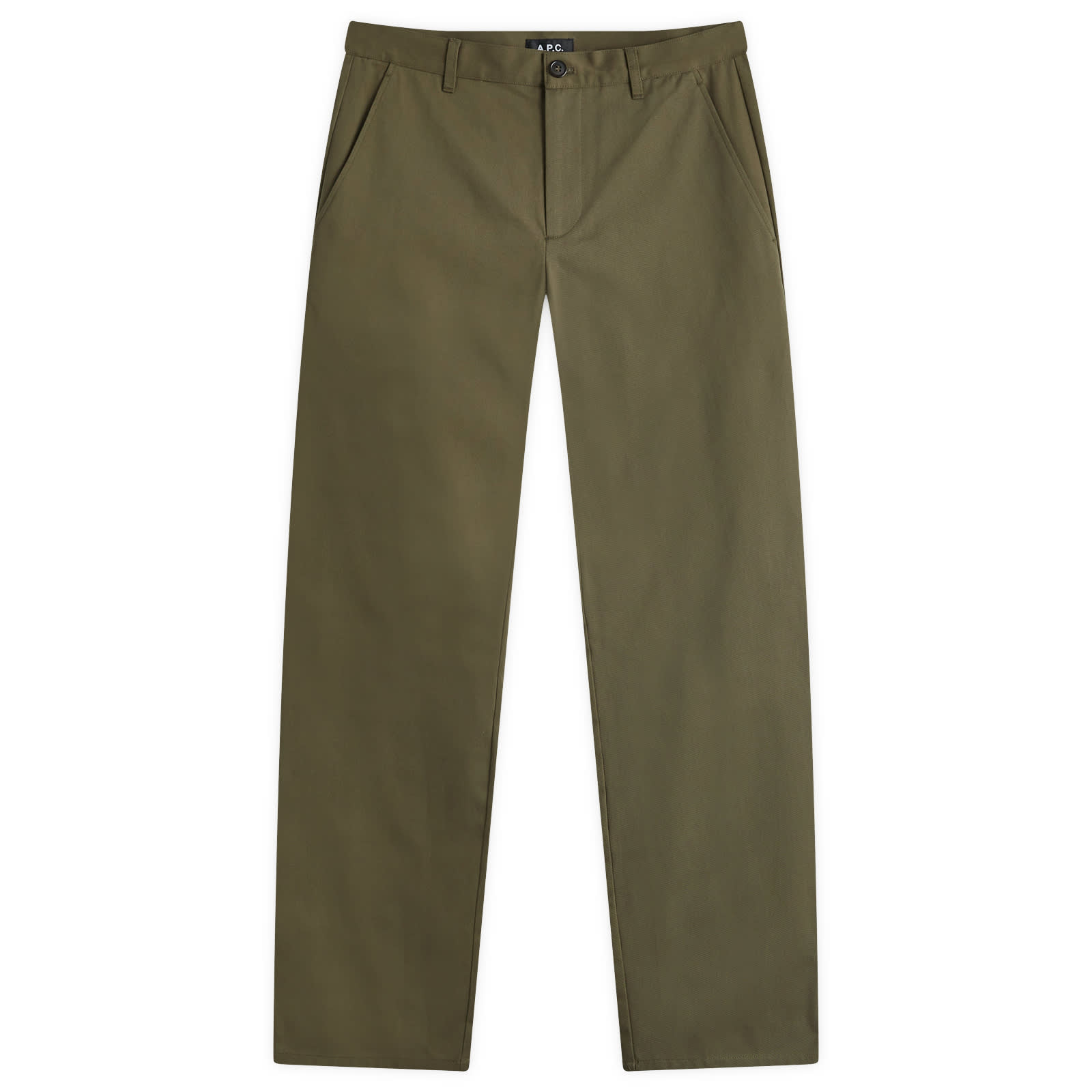 A.P.C. Men’s Ville Chinos Military Khaki