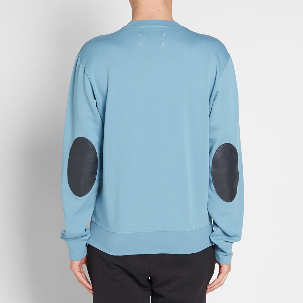 maison margiela elbow patch sweatshirt
