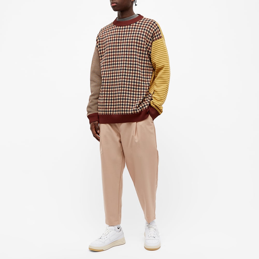 Drole De Monsieur Cropped Drawstring Wool Pant Taupe End