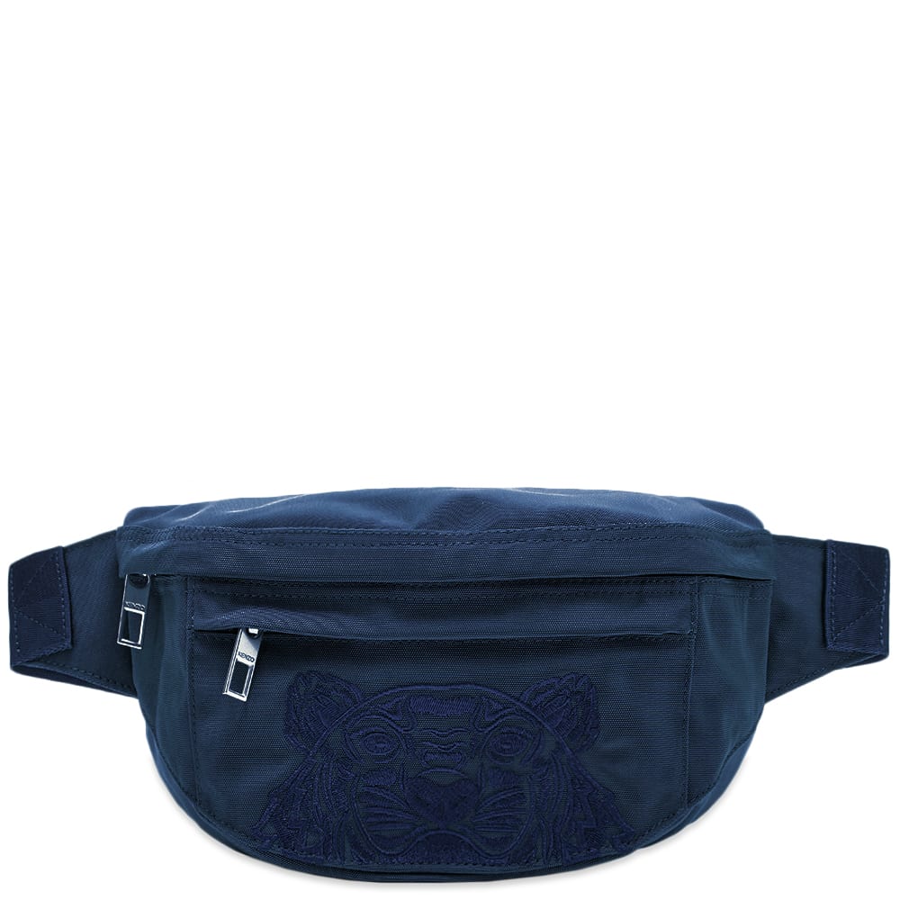 Kenzo Embroidered Tiger Waist Bag Navy Blue END.