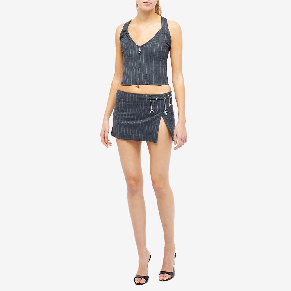 Miaou Micro Mini Skirt Brixton Stripe END. (NZ)