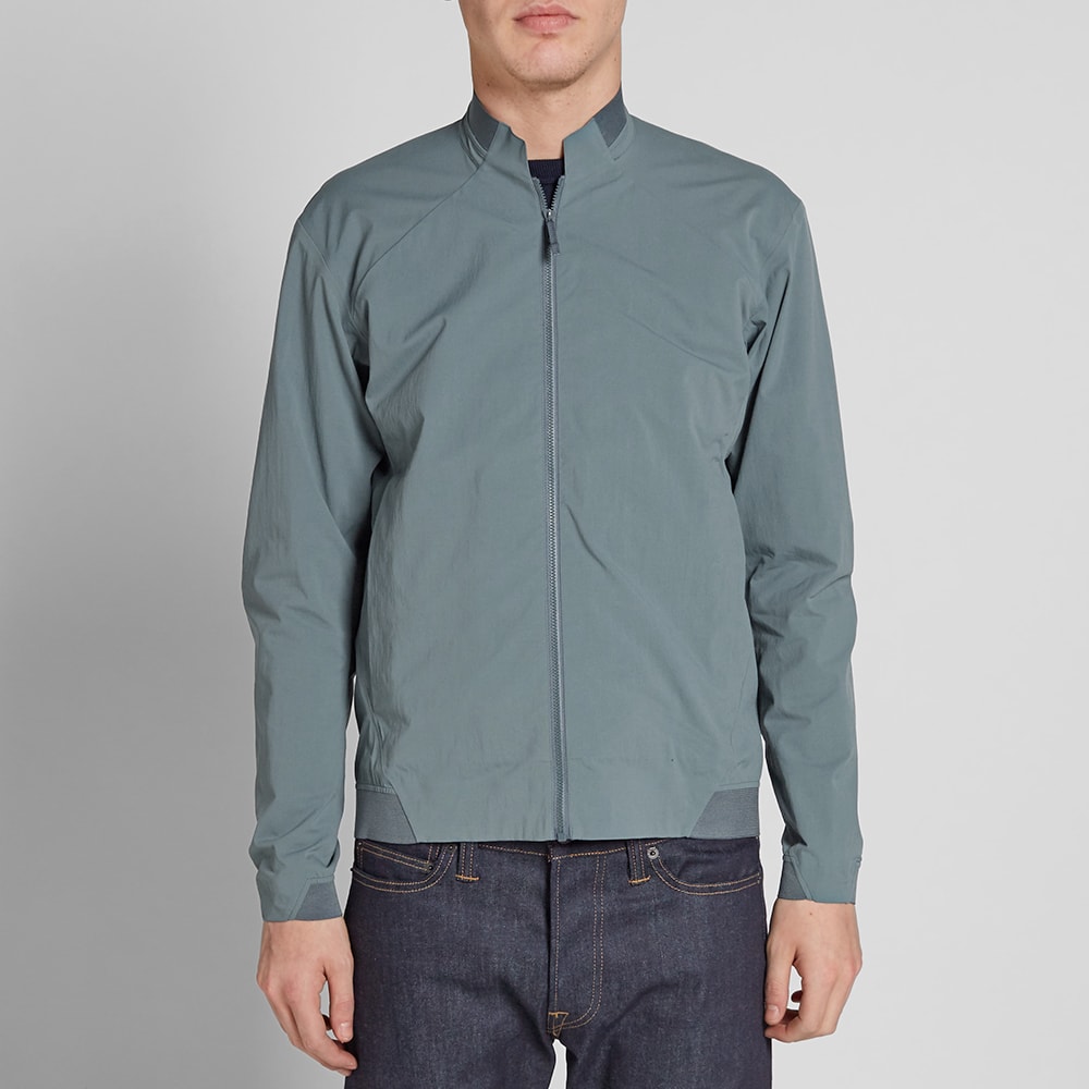 Arc'teryx Veilance Nemis Soft Shell Bomber Jacket Neptune Light | END.