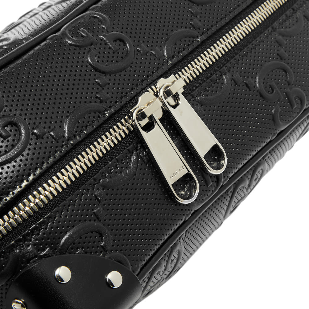 gg embossed messenger bag