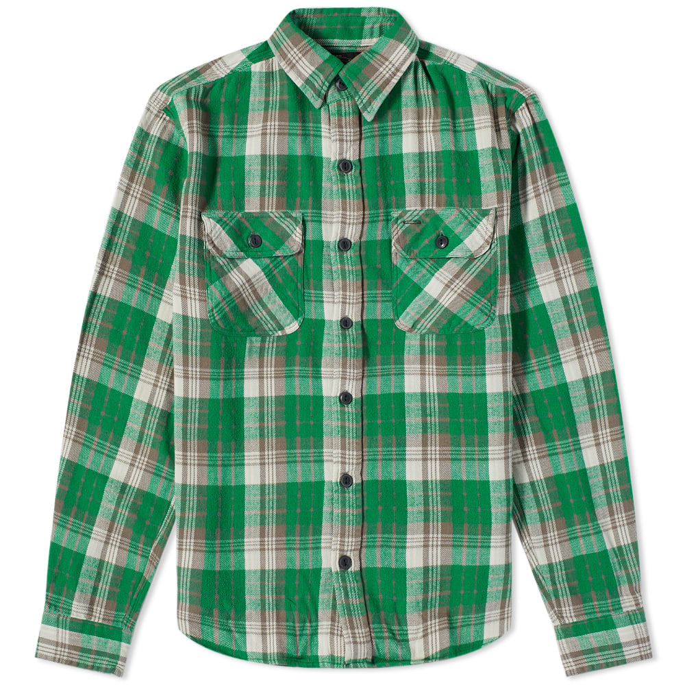 RRL Matlock Check Shirt Green \u0026 Grey 