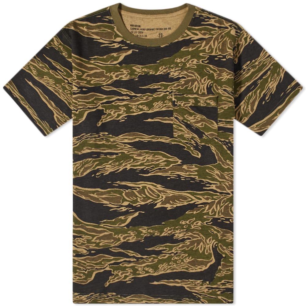 Maharishi Camo Pocket Tee Mint Gold 
