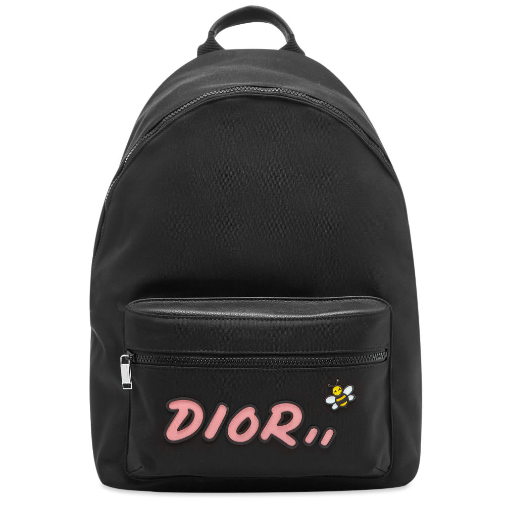 Dior Homme X Kaws Bee Backpack In Black | ModeSens
