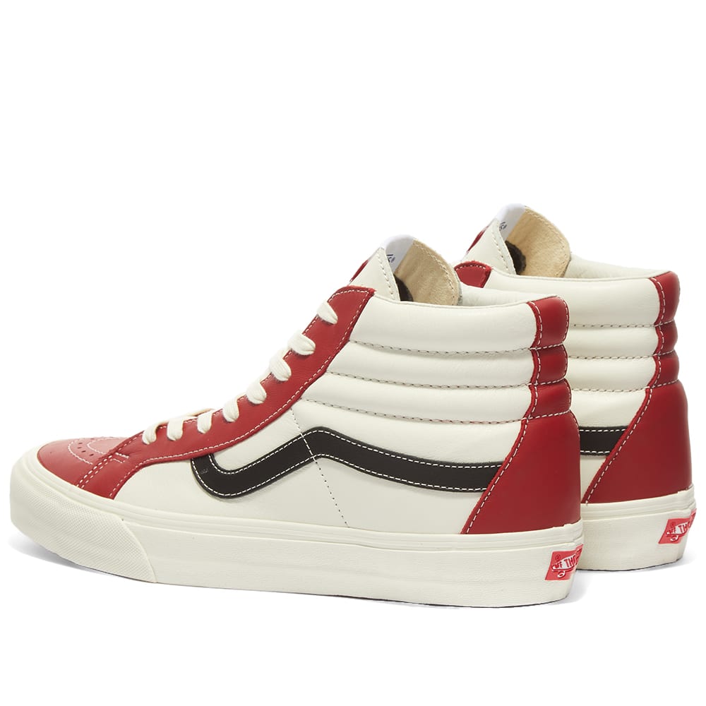 Vans Vault Sk8Hi Reissue Vlt LX Chili, Marshmallow & Black END. (BE)
