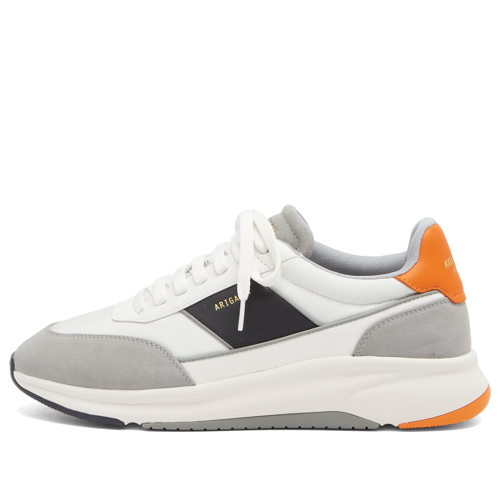 スニーカー AXEL ARIGATO Genesis Neo Runner Sneakers Grey/Orange Axel Arigato Genesis Neo Runner Grey & Orange | END. (US)