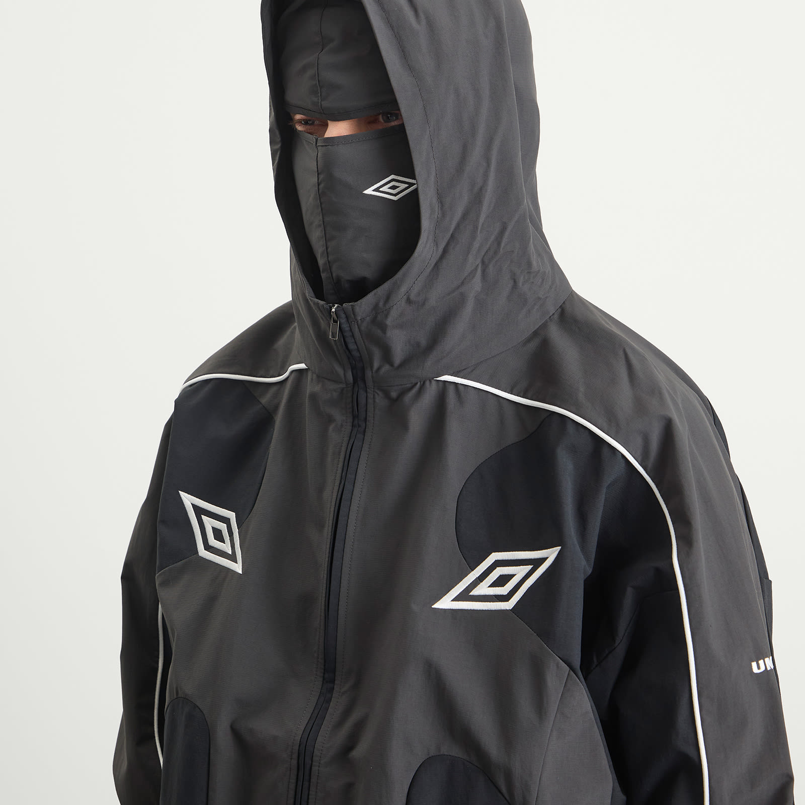 Umbro by Slam Jam Men's Guarding Masked Tracksuit Top Black