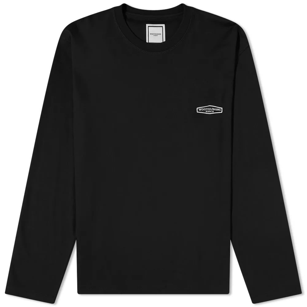 Wooyoungmi Long Sleeve Back Logo T-Shirt Black | END. (US)
