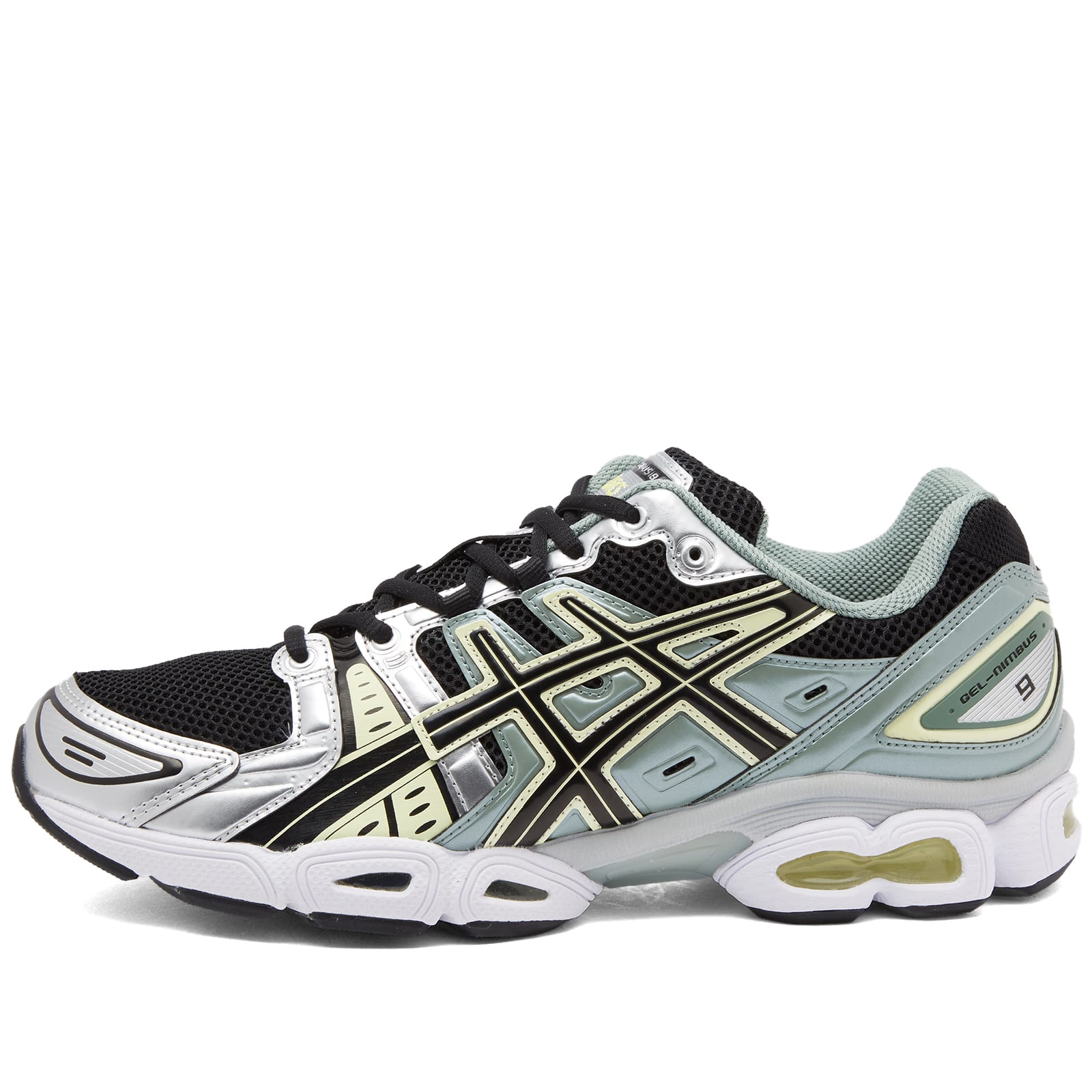 Asics GelNimbus 9 Black & Pure Silver END. (GB)