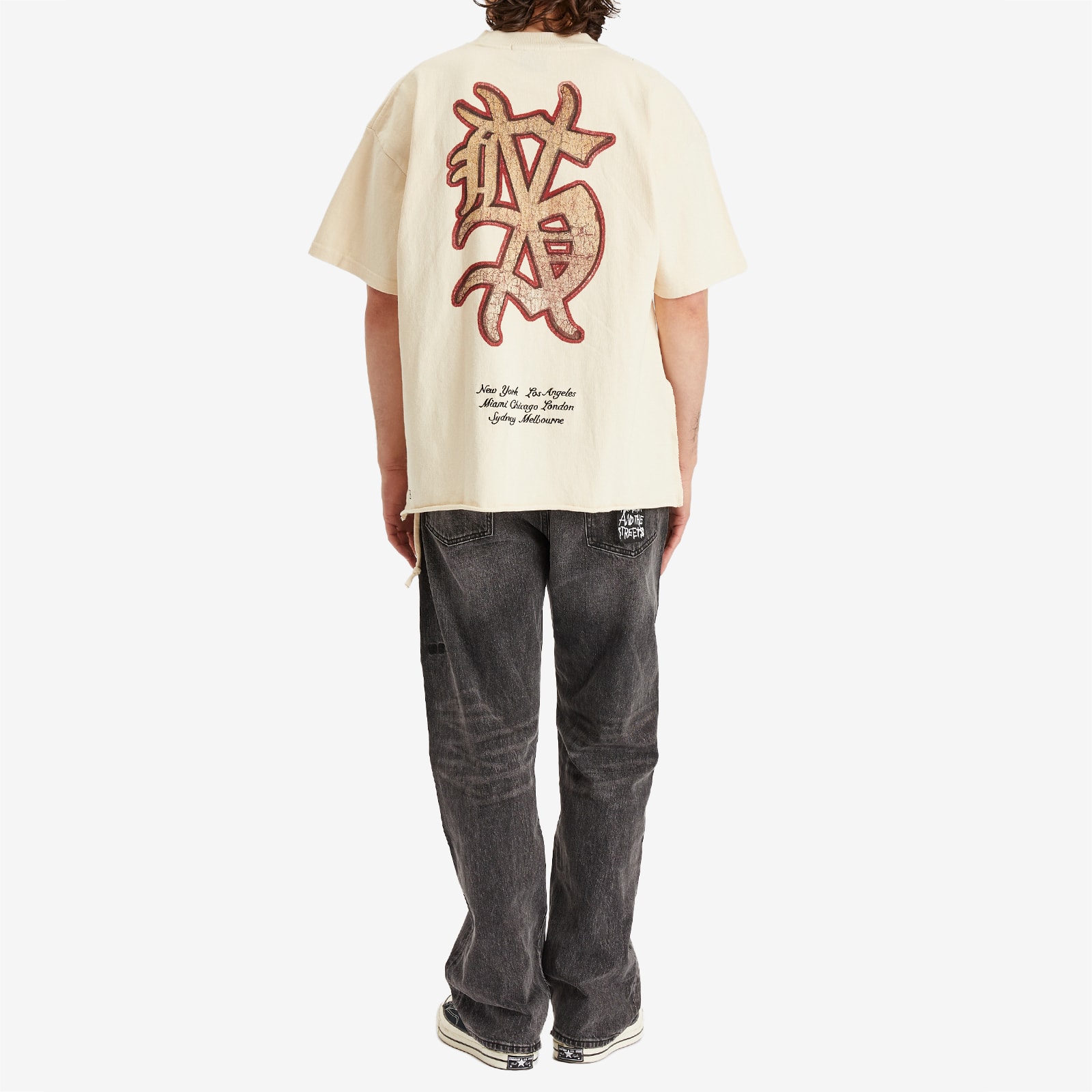 Ksubi Men's Playoff Ekcess T-Shirt Dusty Desert - Curated