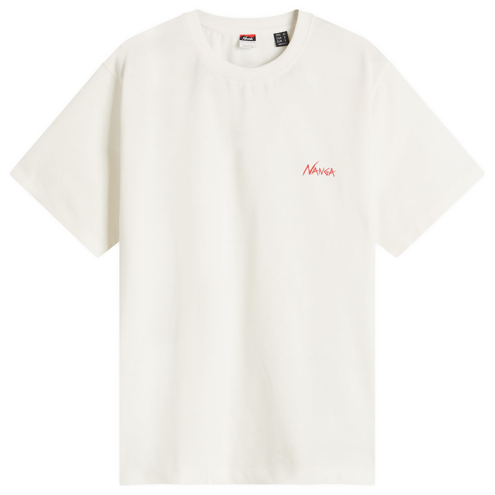 NANGA Eco Hybrid Big Bass T-Shirt White | END. (GB)