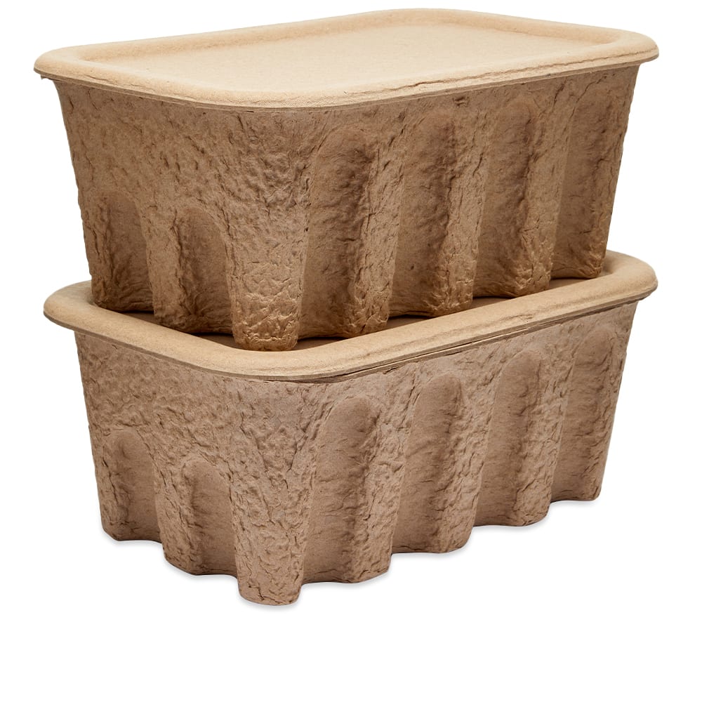 ferm LIVING Paper Pulp Boxes Set of 2 Brown END. (US)