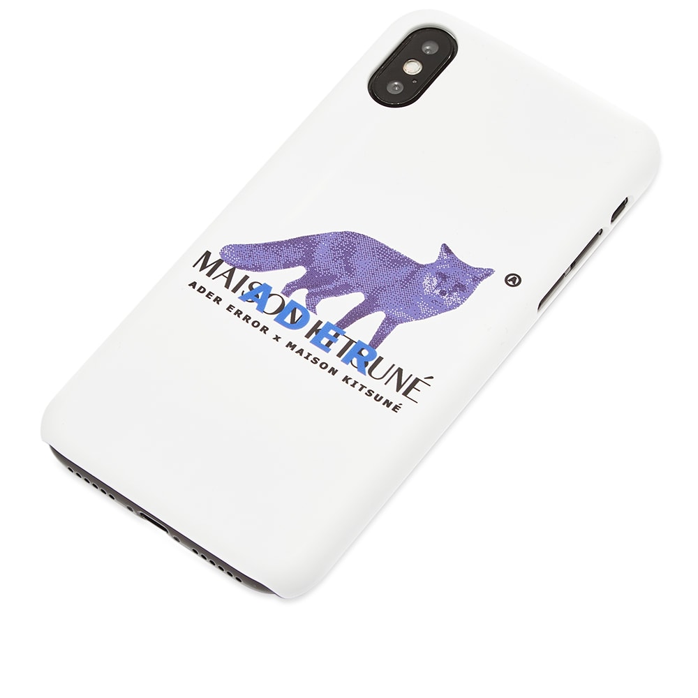 Maison Kitsune x ADER Error iPhone X Pixel Fox Case White ...