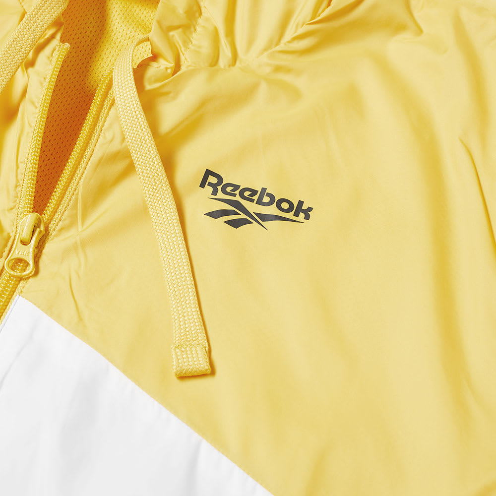 yellow reebok windbreaker
