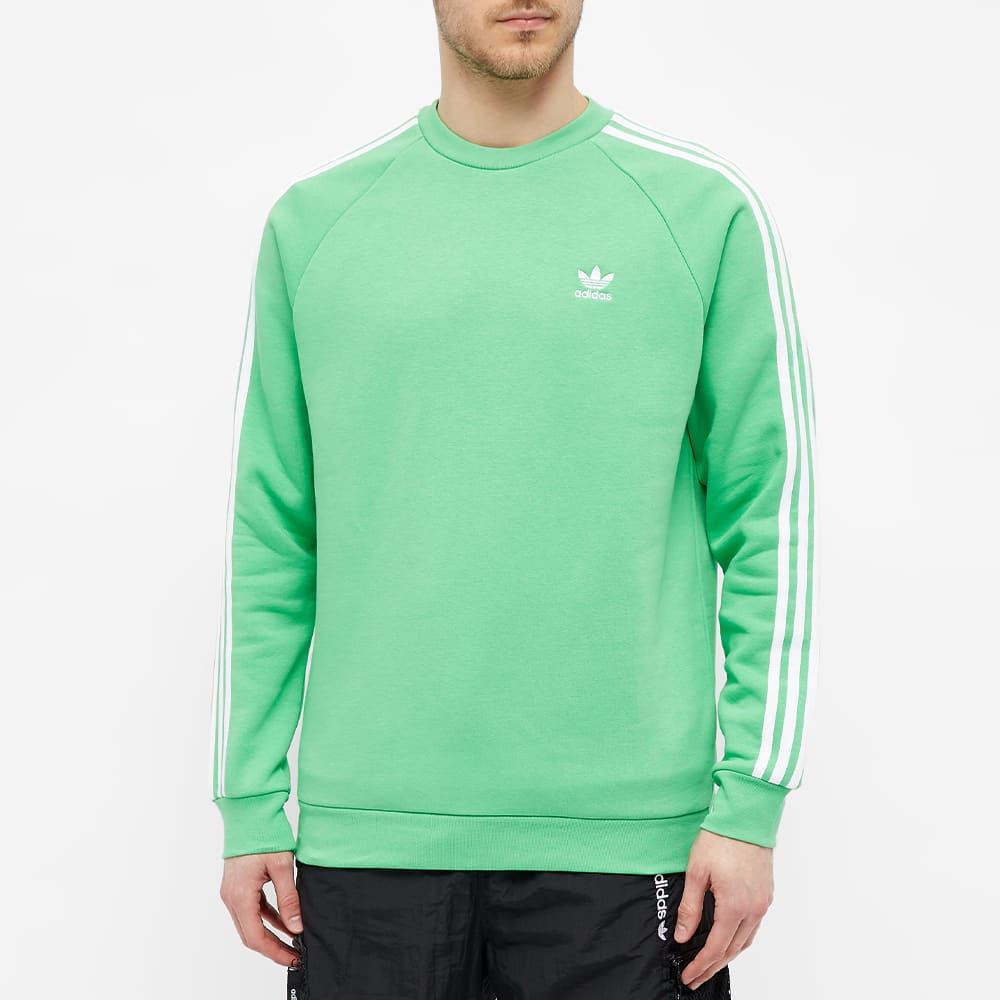 H06670 Adidas 3-Stripes Crew Sescgr Πράσινο M | SQUARE