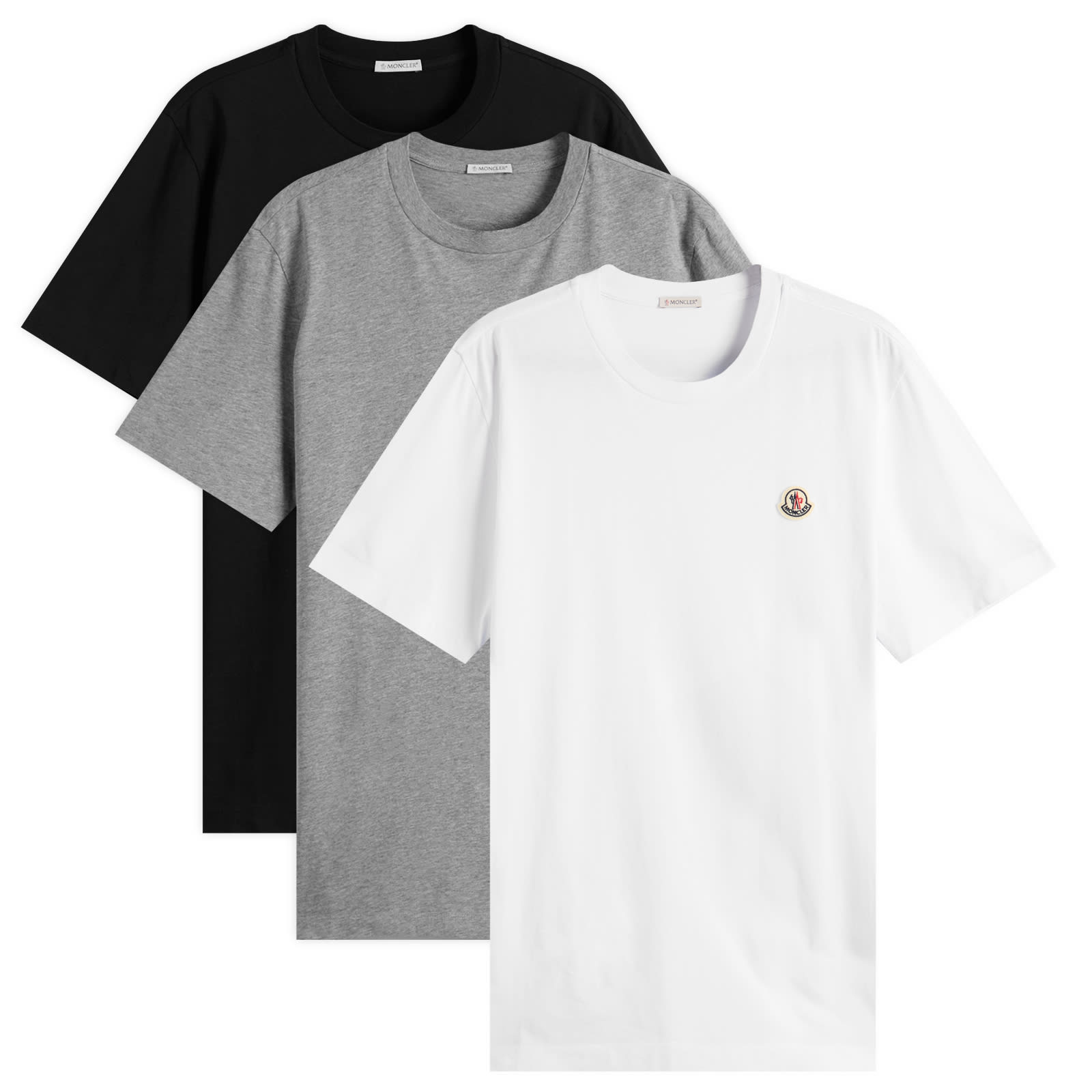 MONCLER｜SHORT-SLEEVED ROUND NECK T-SHIRTS (8C00031 89AJ Moncler T-Shirt - Ceny i opinie - Ceneo.pl