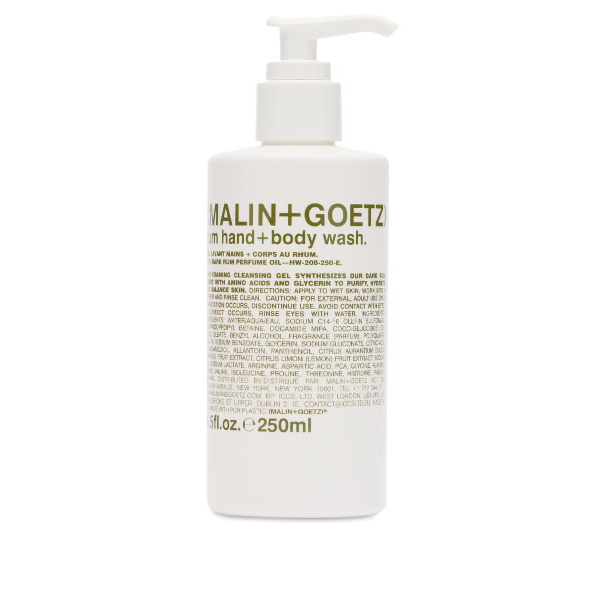 Malin + Goetz Unisex Rum Hand & Body Wash