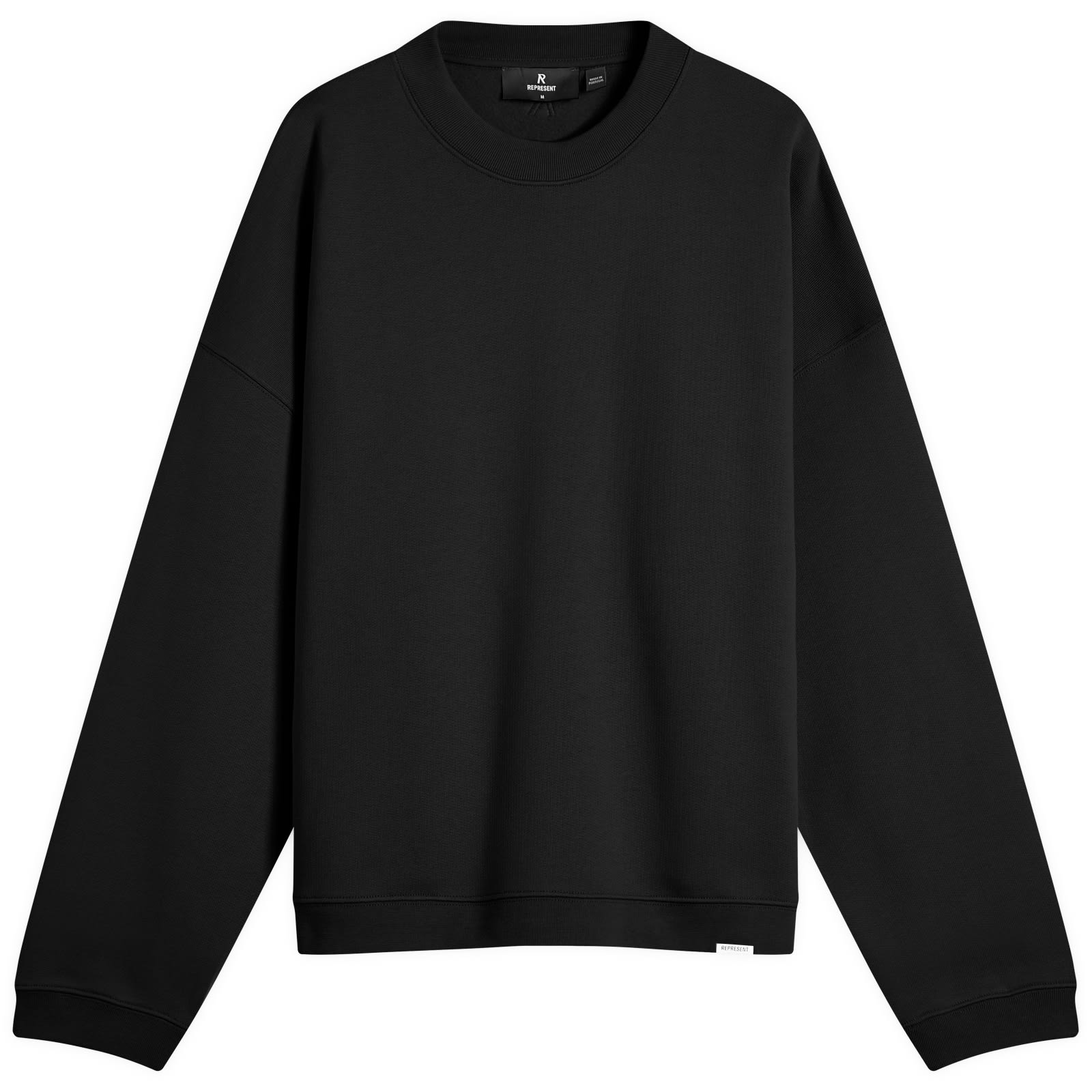 Represent Men’s Initial Boxy Sweater Black