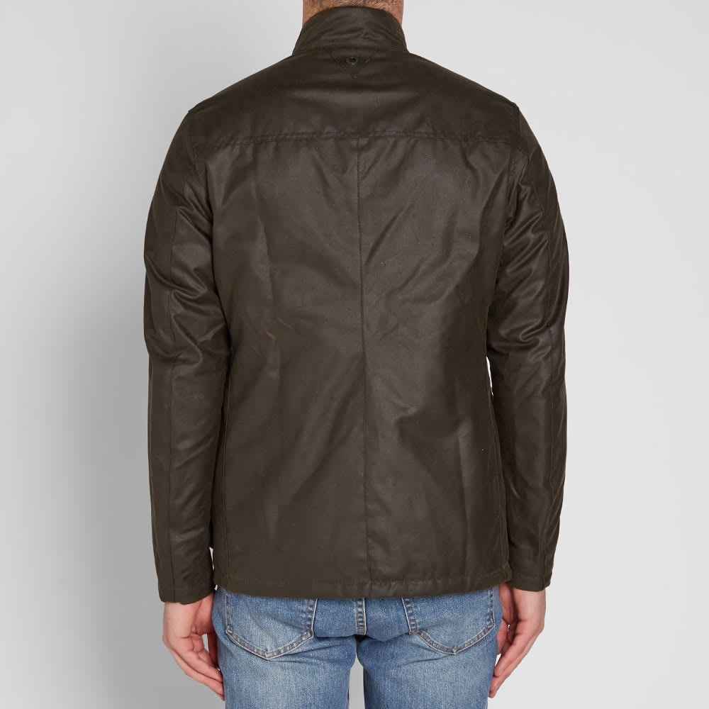 Barbour Leeward Wax Jacket Olive | END. (ES)