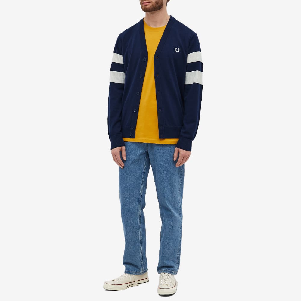 fred perry shawl collar cardigan